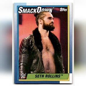 Seth Rollins 🔥 WWE Wrestling Trading Card 🏆 WWE Champion 🔥 The Shield